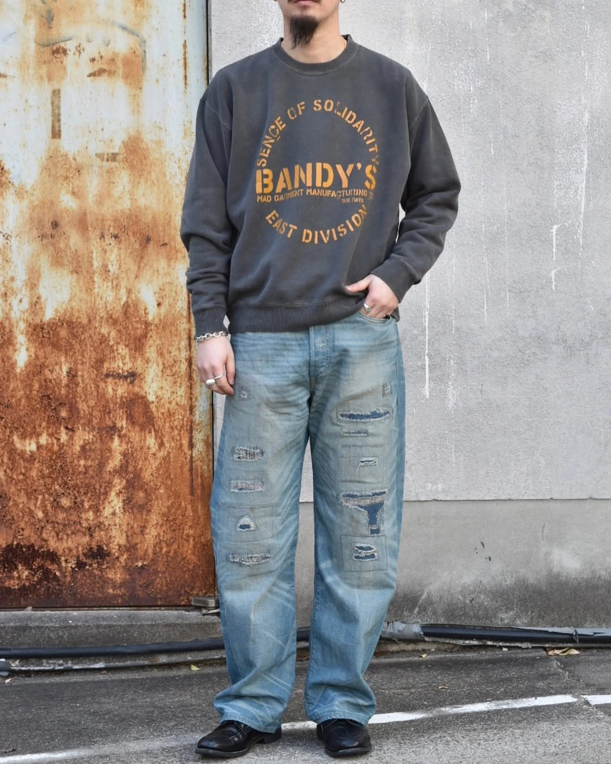 RATS/CHEESE CREW NECK SWEAT
