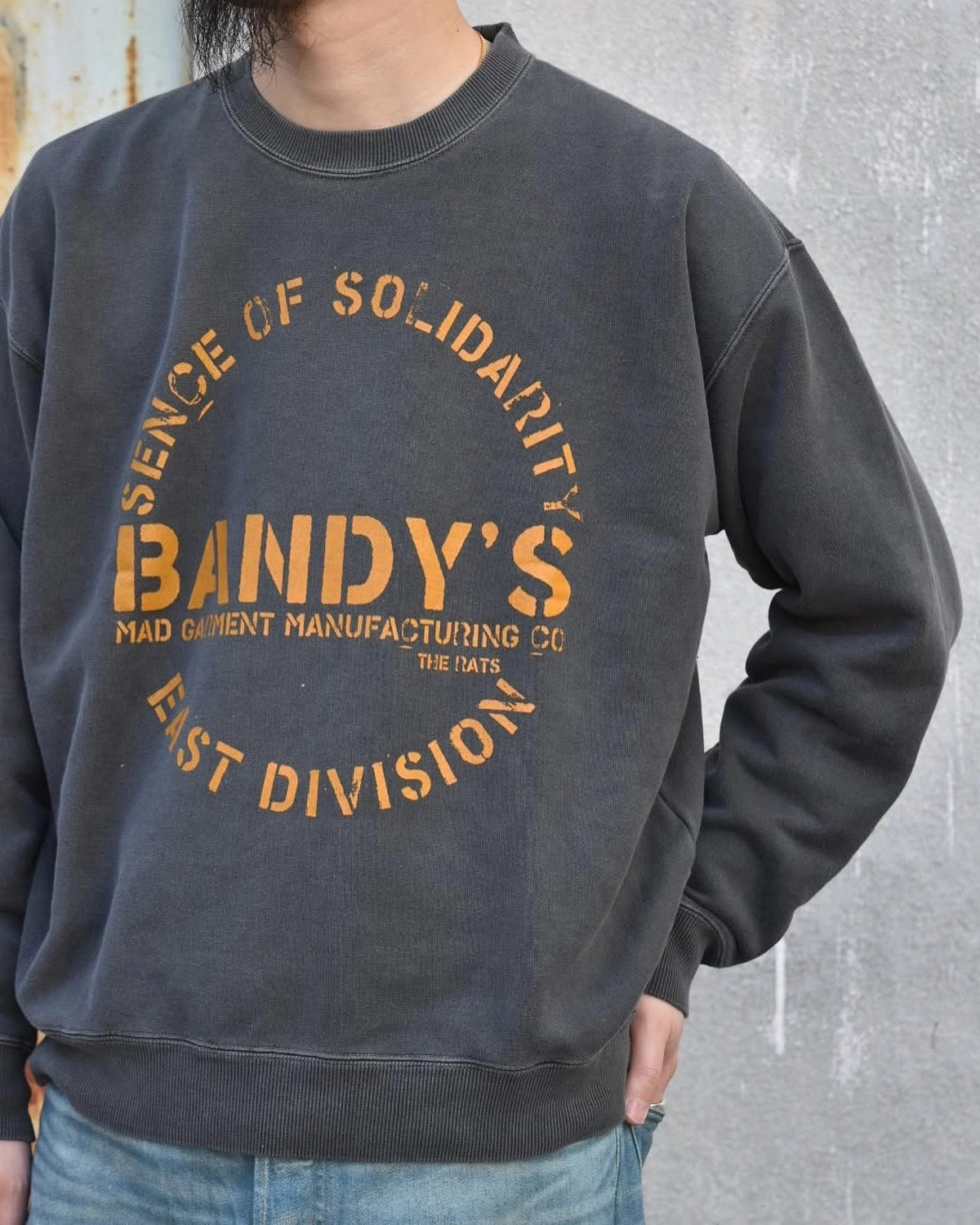 RATS/CHEESE CREW NECK SWEAT