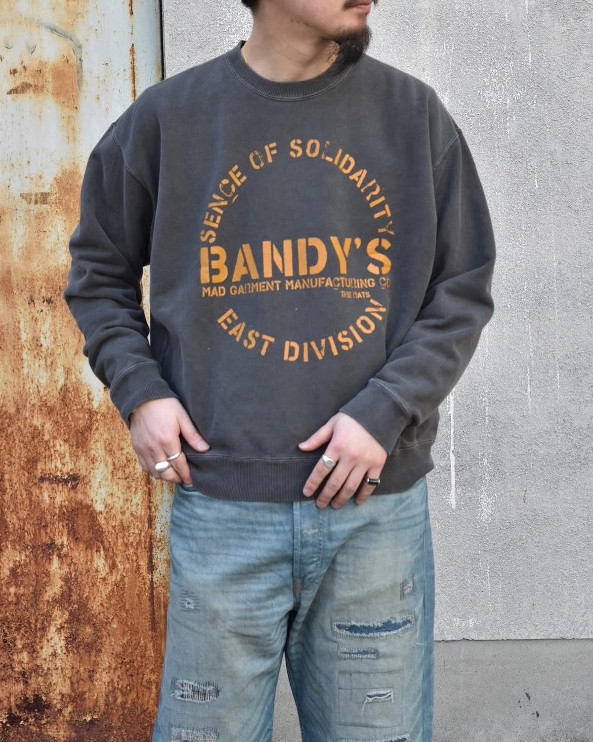 RATS/CHEESE CREW NECK SWEAT
