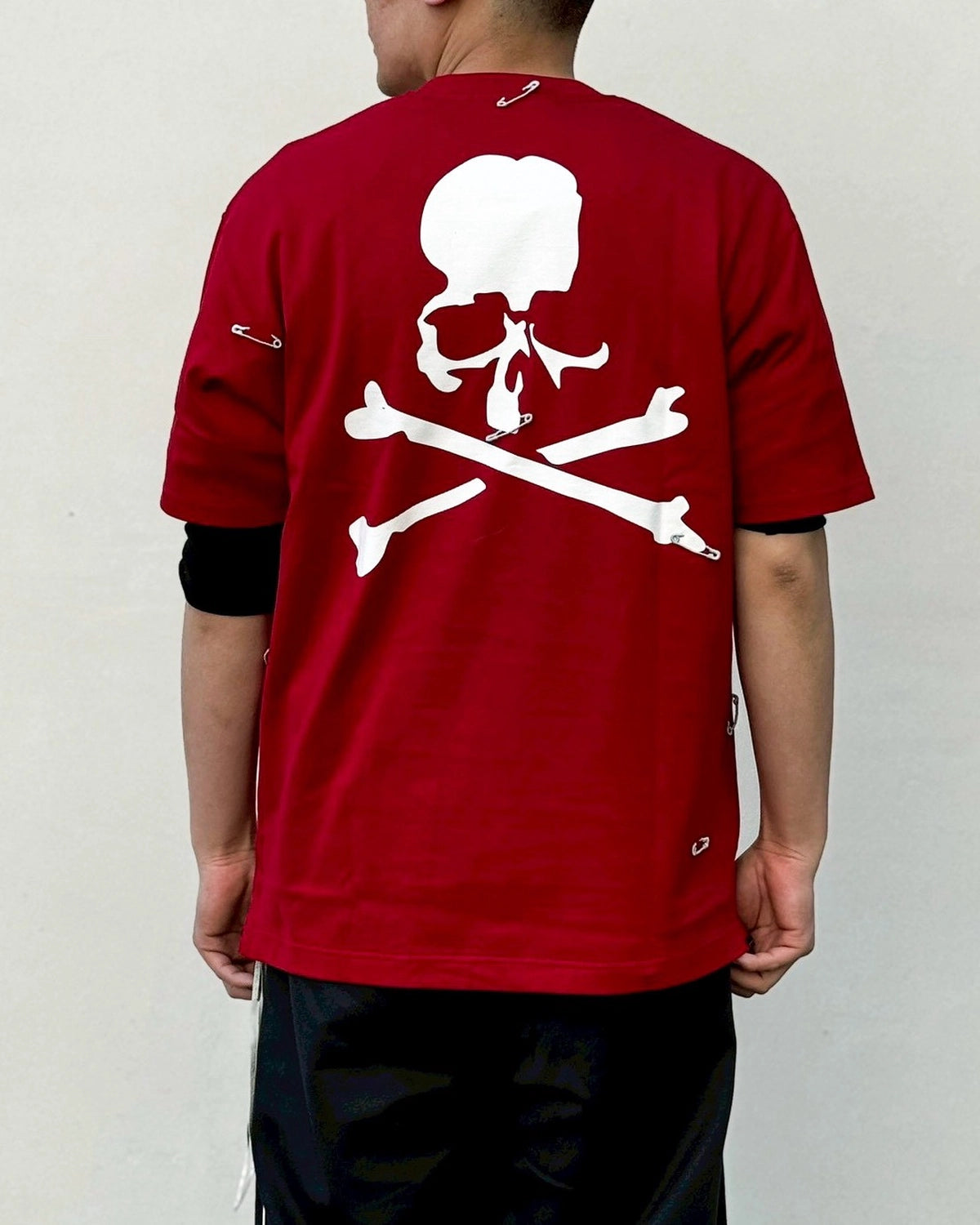 mastermind JAPAN / SAFETY PIN SS TEE (MJ26EE1-TS112)