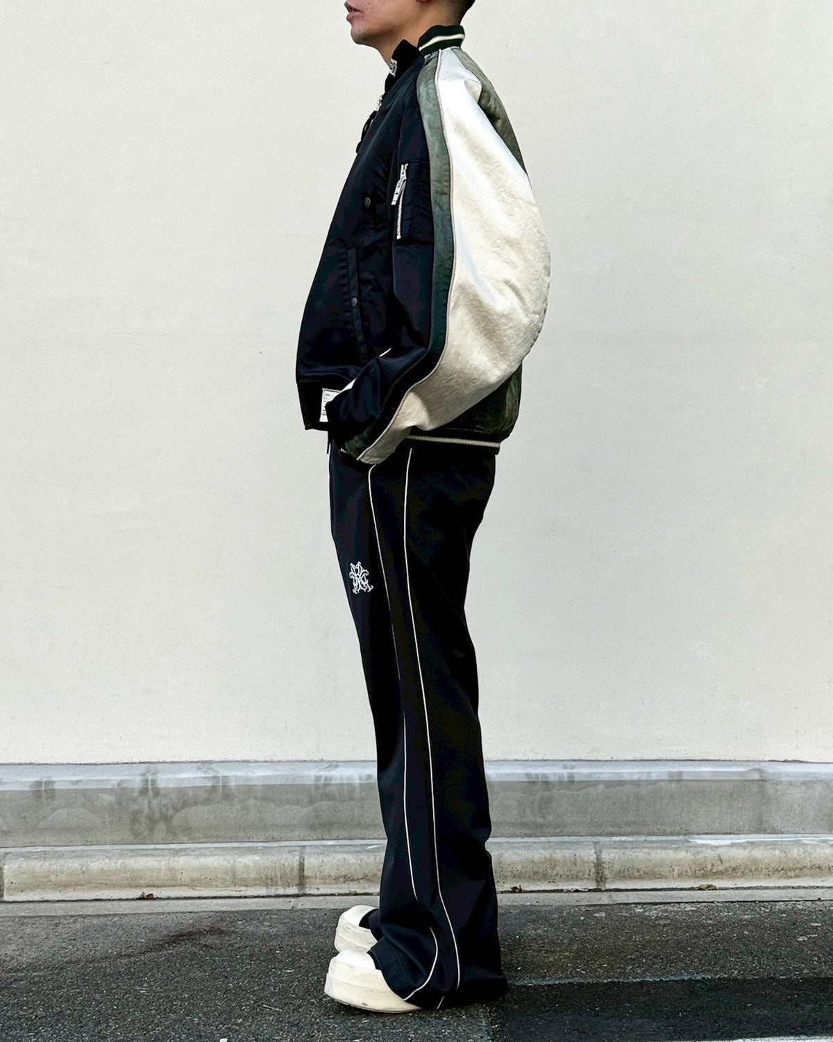 Maison MIHARA YASUHIRO / COMBINED MA-1 × SJ (A16BL052)