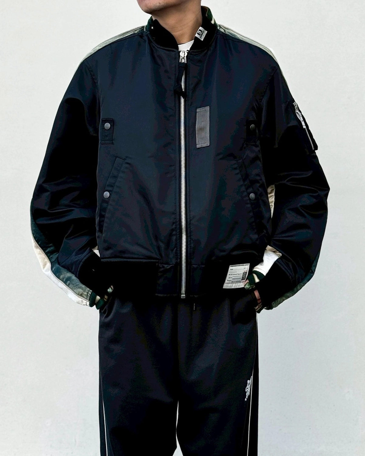 Maison MIHARA YASUHIRO / COMBINED MA-1 × SJ (A16BL052)