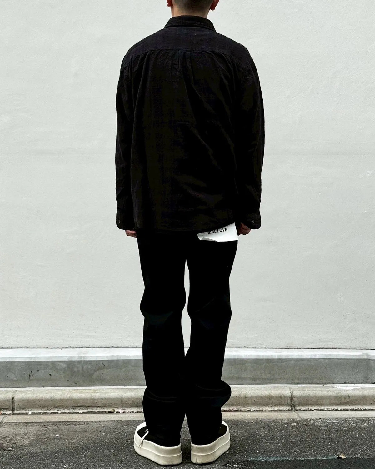 MIYAGIHIDETAKA -Rafu- / Panel Patchwork Shirt (RaFu073)