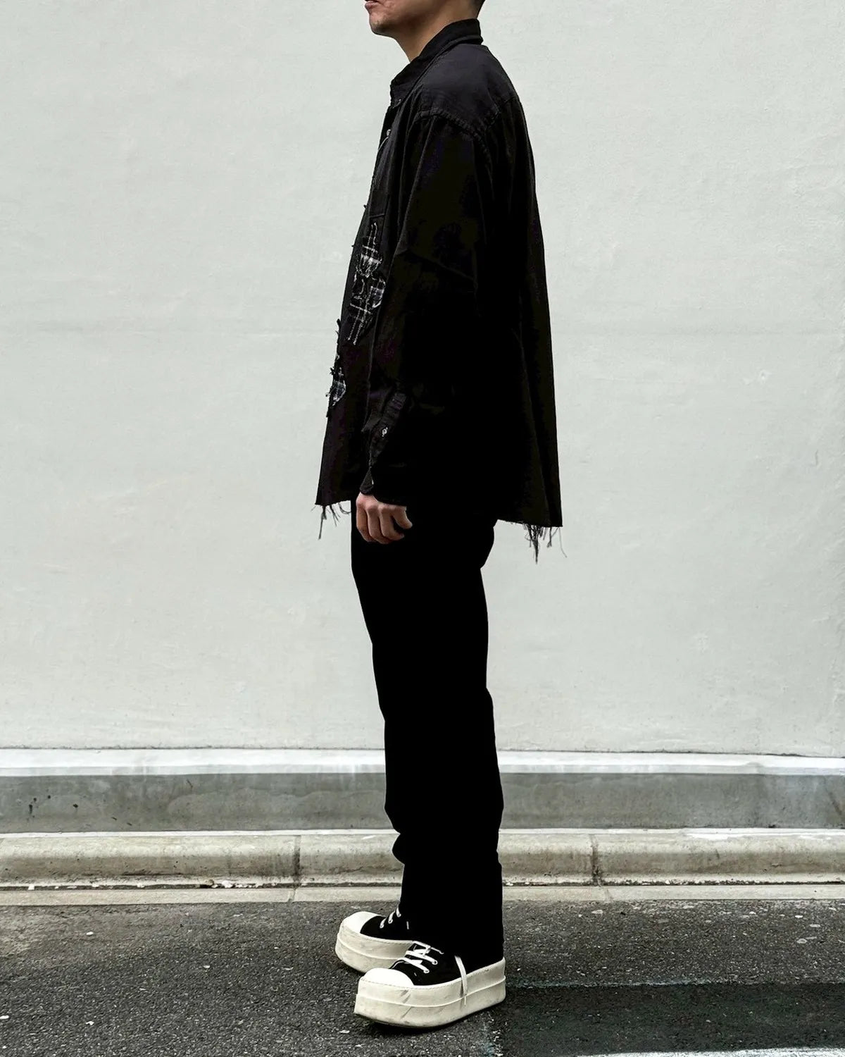 MIYAGIHIDETAKA -Rafu- / Native Patch Shirt (RaFu074)