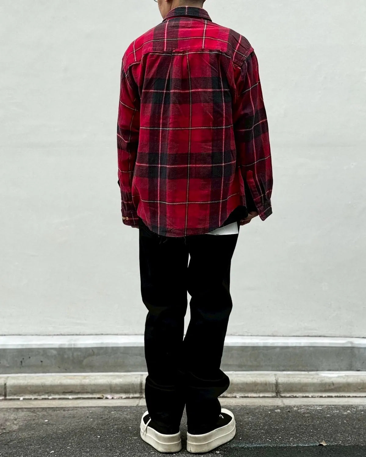 MIYAGIHIDETAKA -Rafu- / Panel Patchwork Shirt (RaFu073)