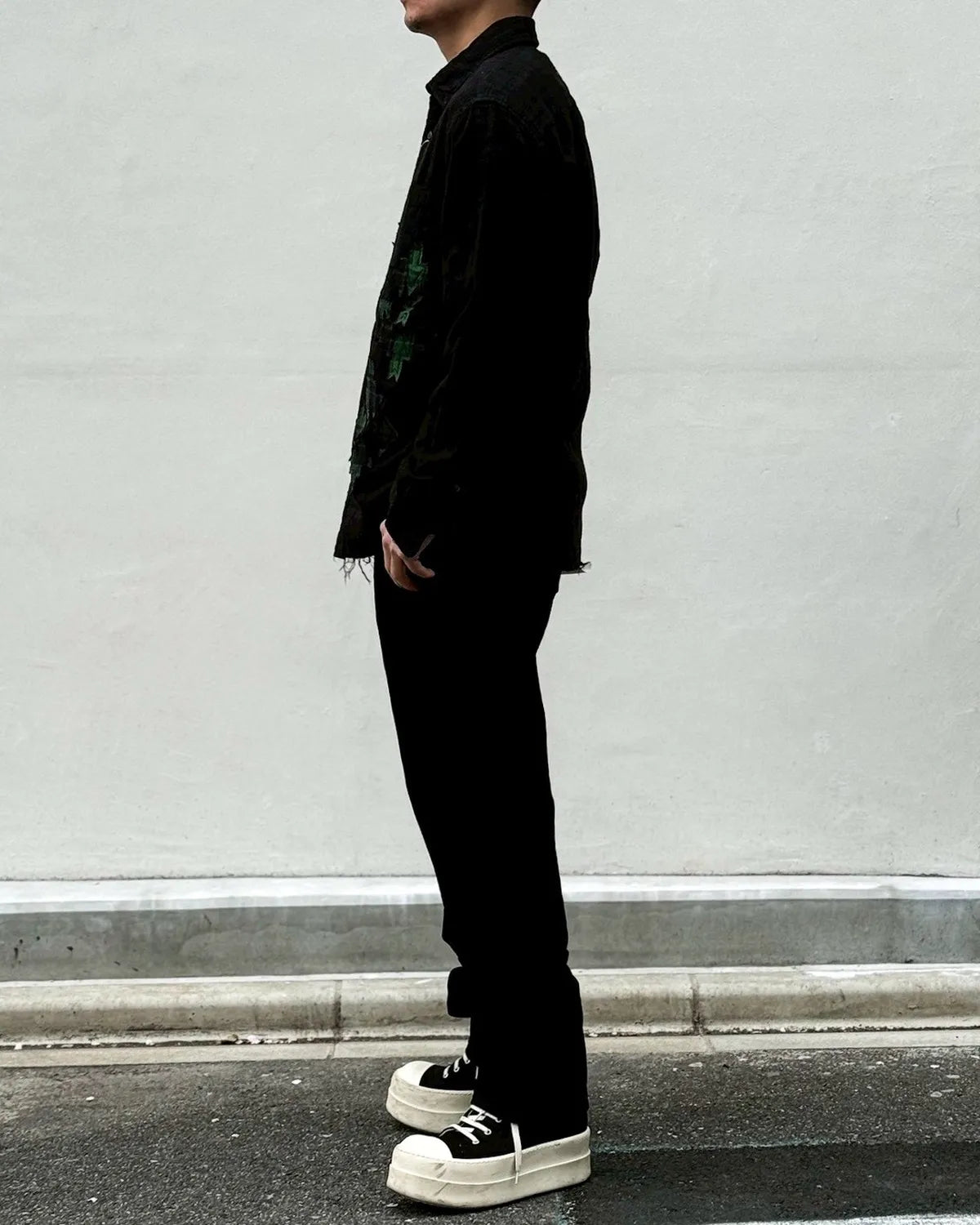 MIYAGIHIDETAKA -Rafu- / Native Patch Shirt (RaFu074)