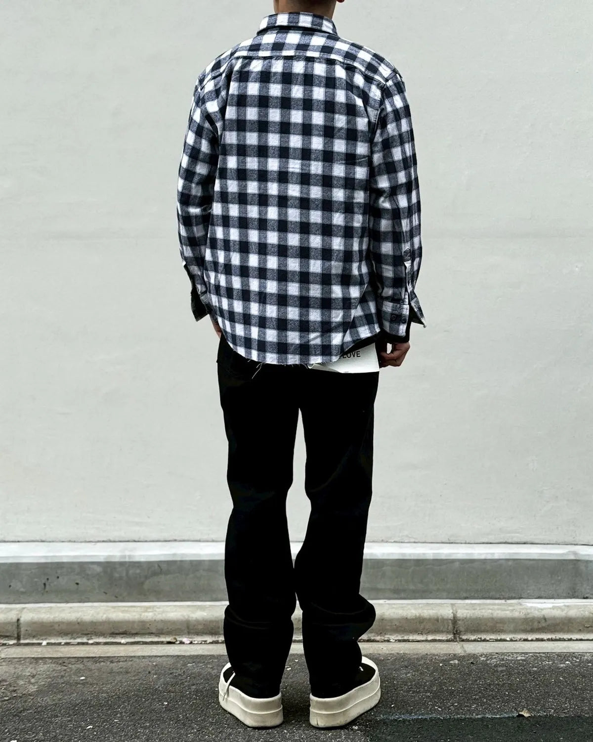 MIYAGIHIDETAKA -Rafu- / Panel Patchwork Shirt (RaFu073)