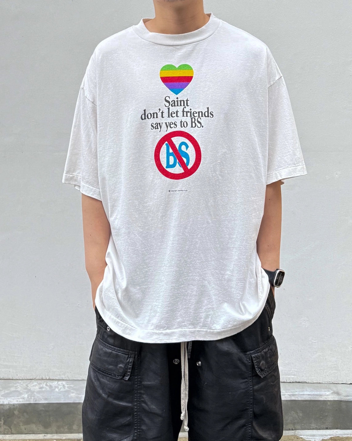 SAINT Mxxxxxx / SS T-SHIRT / don't (SM-MK1-0000-014)