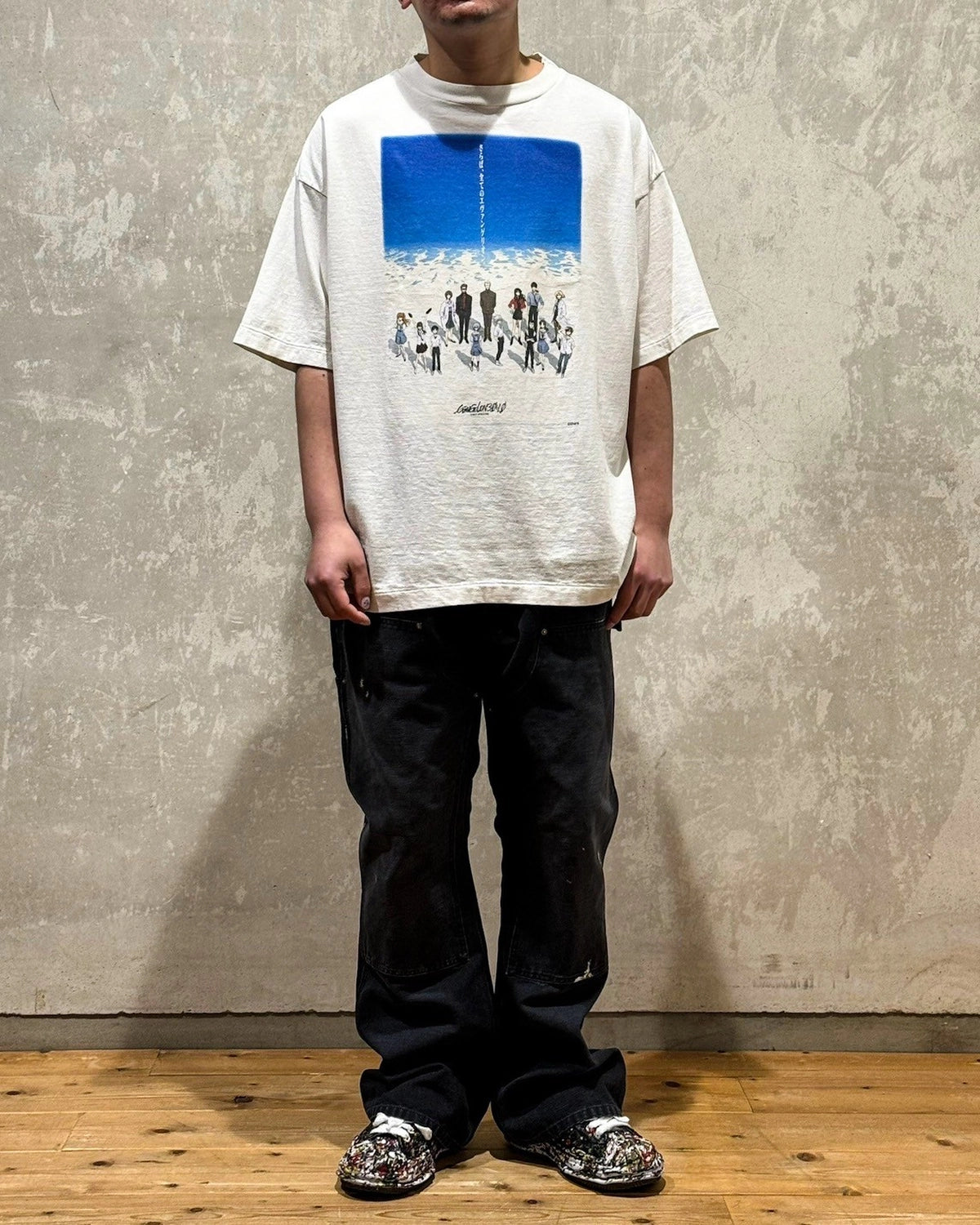 ©︎SAINT Mxxxxxx × EVANGELION_GEEKS RULE / EV_SS TEE (SM-HR8-0000-C12)