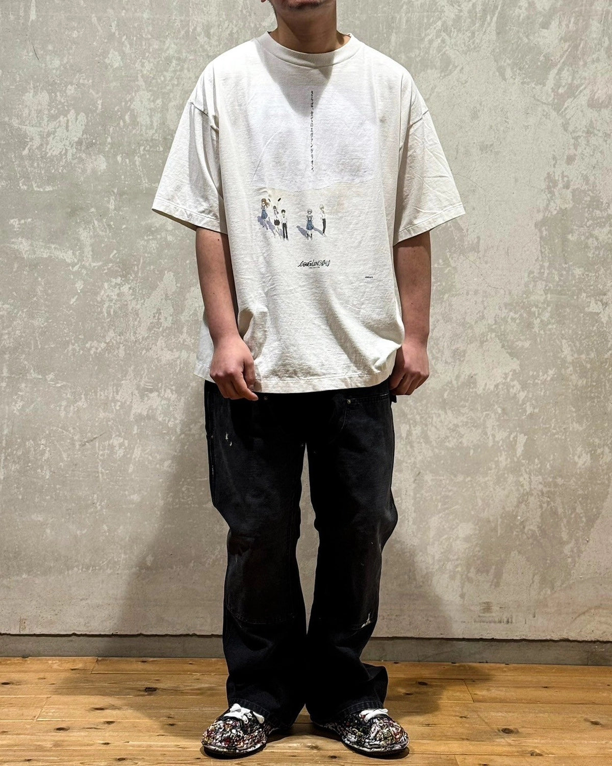 ©︎SAINT Mxxxxxx × EVANGELION_GEEKS RULE / EV_SS TEE (SM-HR8-0000-C11)
