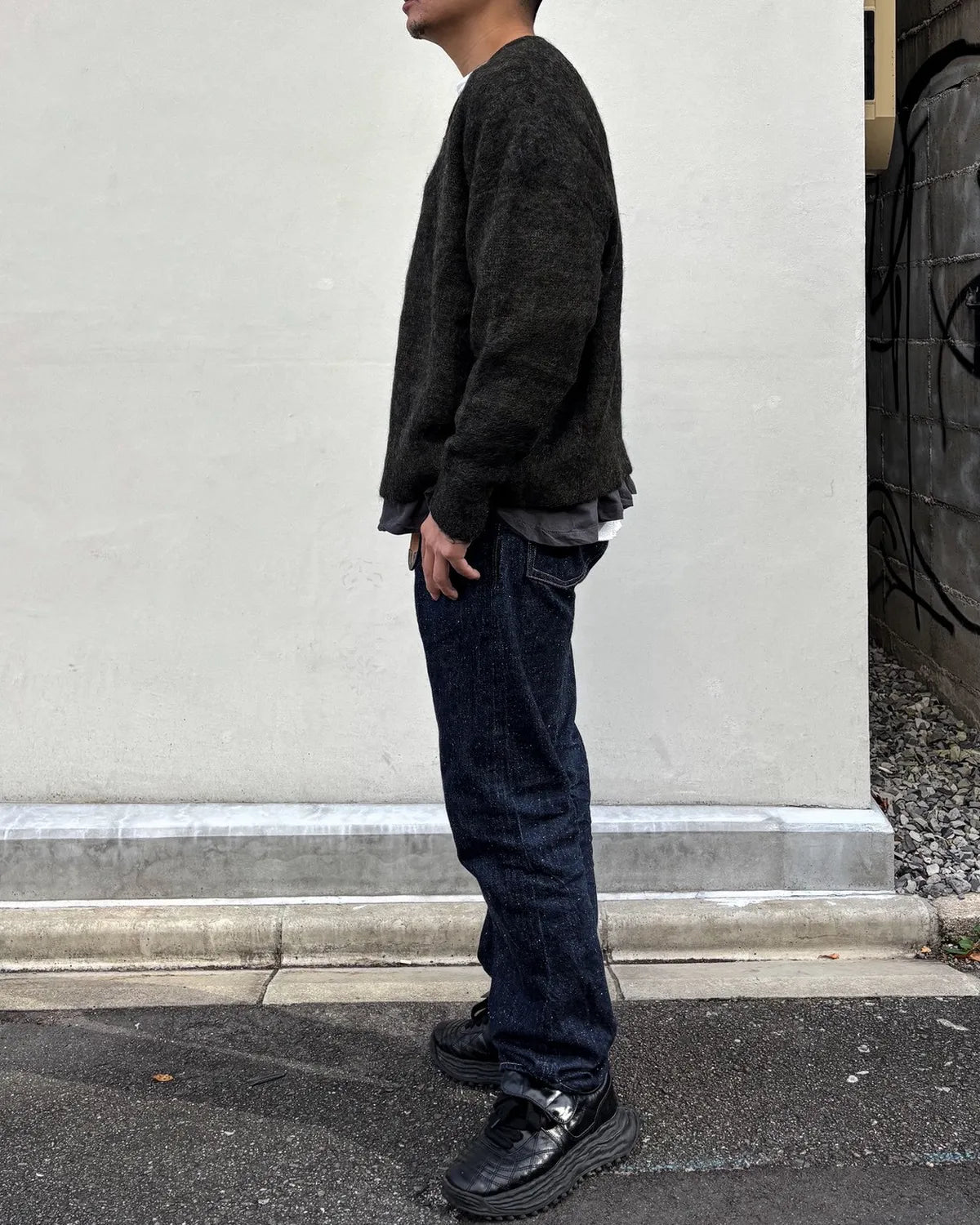SAINT Mxxxxxx / ZIP UP MOHAIR KNIT (SM-MK1-0000-058)