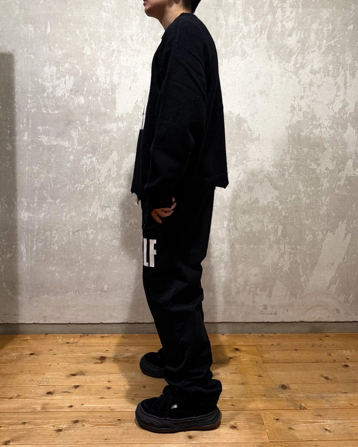 ©︎SAINT Mxxxxxx × The KLF / KLF_CREW NECK KNIT / KLF (SM-HR1-0000-C08)