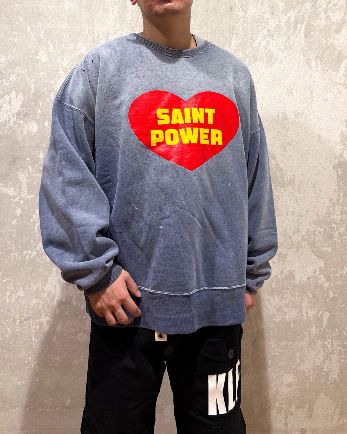 ©︎SAINT Mxxxxxx / CRW NECK SWT / SAINT POWER (SM-HR1-0000-048)