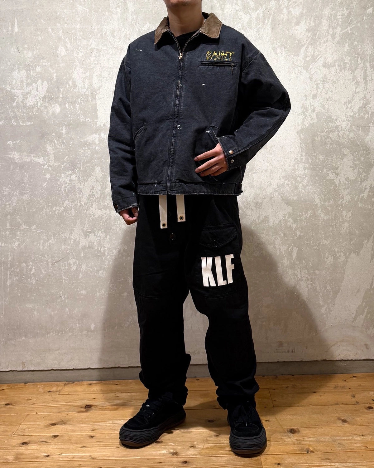 ©︎SAINT Mxxxxxx × BABYLON / BBLN_DETROIT JKT / SNT BBYLN (SM-HR1-0000-C51)