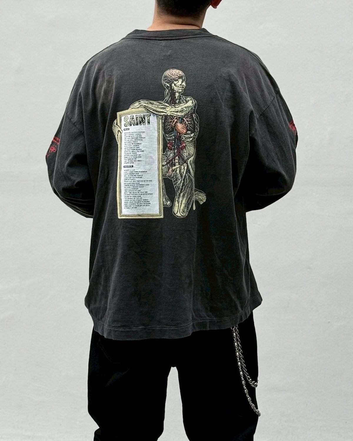 ©︎SAINT Mxxxxxx / LS T-SHIRT / HEAD (SM-MK8-0000-026)