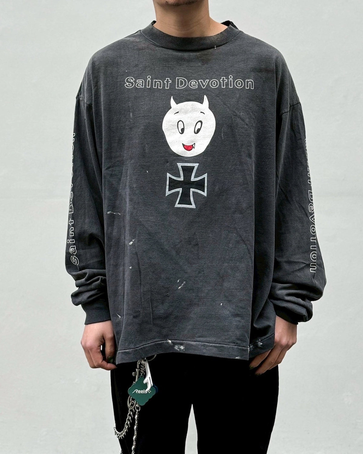 ©︎SAINT Mxxxxxx / LS T-SHIRT / SAINT DEVOTION (SM-MK8-0000-027)