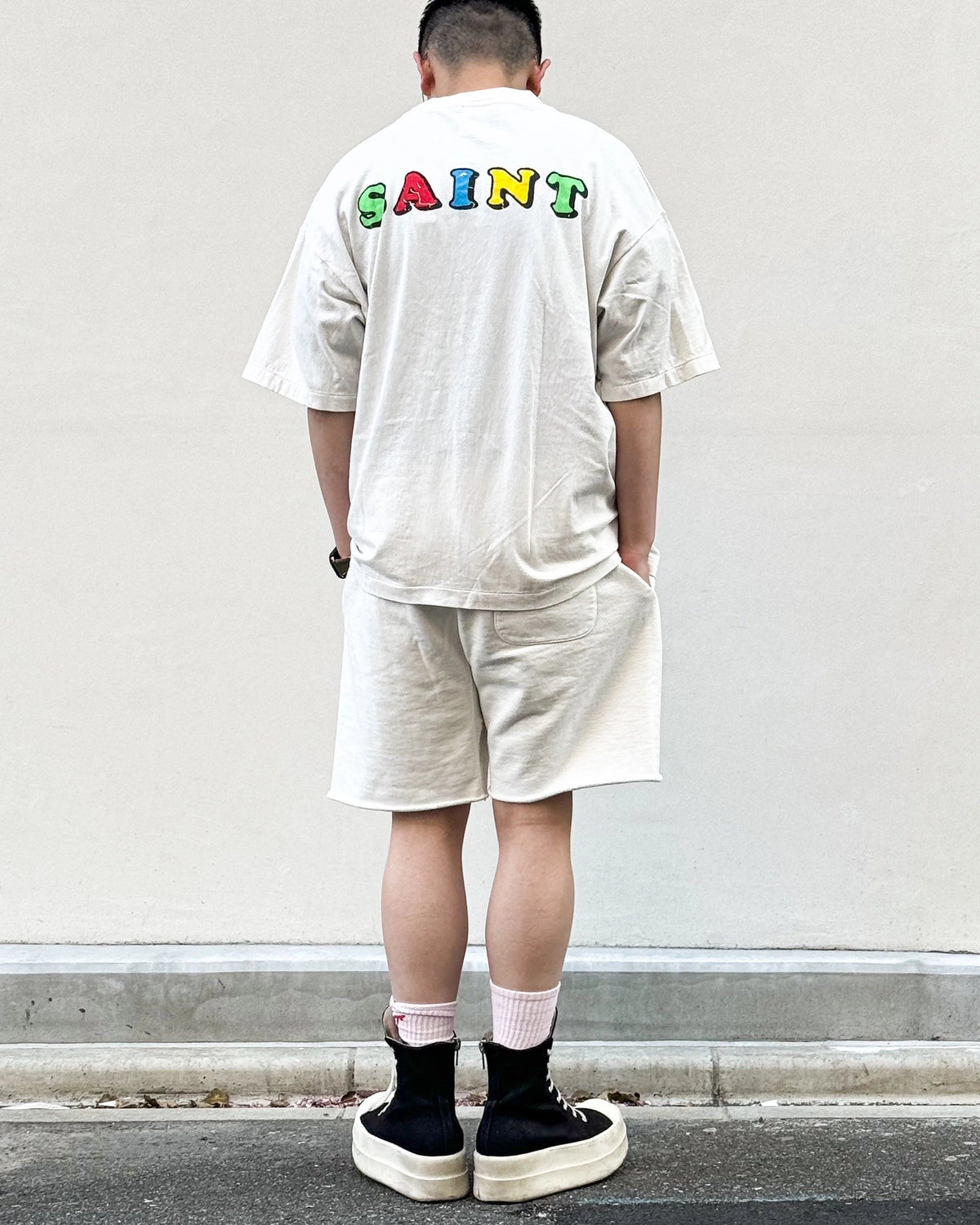 ©︎SAINT Mxxxxxx × Jamie Reid / JR_SS T-SHIRT / DESTROY (SM-MK8-0000-C03)