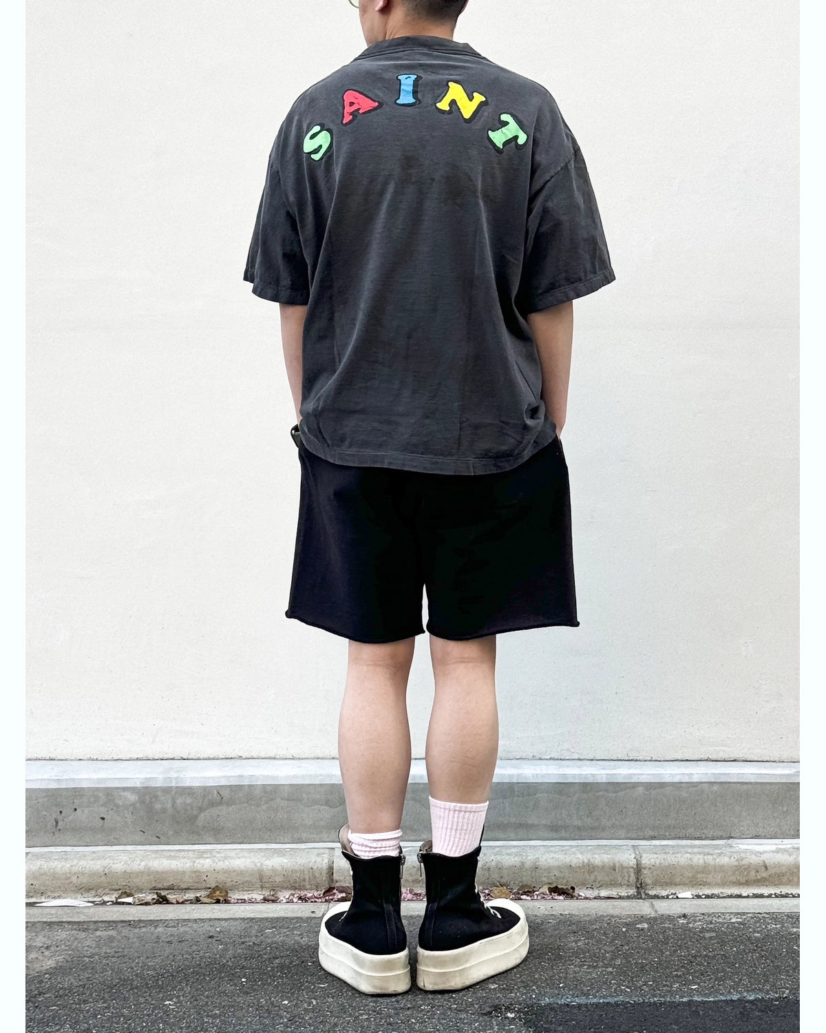 ©︎SAINT Mxxxxxx × Jamie Reid / JR_SS T-SHIRT / VOTE F LIGHT (SM-MK8-0000-C01)