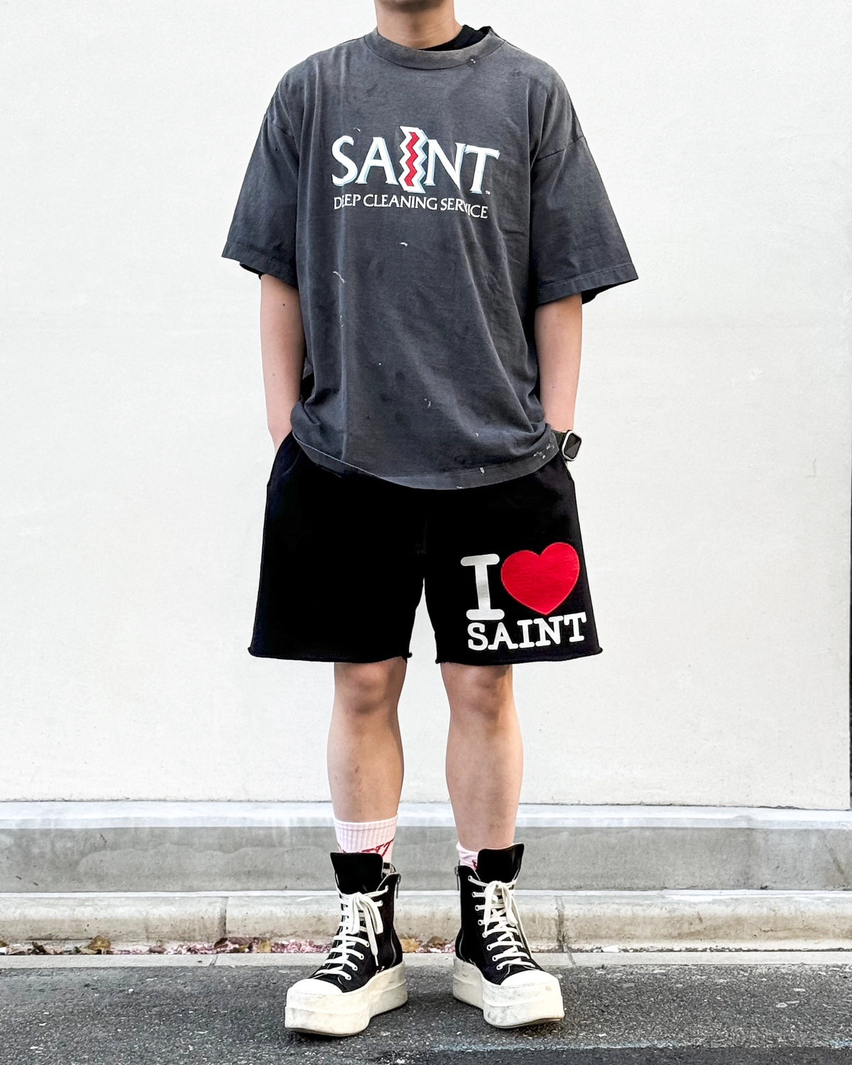 ©︎SAINT Mxxxxxx / T-SHIRT / SAINT DEEP CLEANING SERVICE (SM-MK8-0000-005)