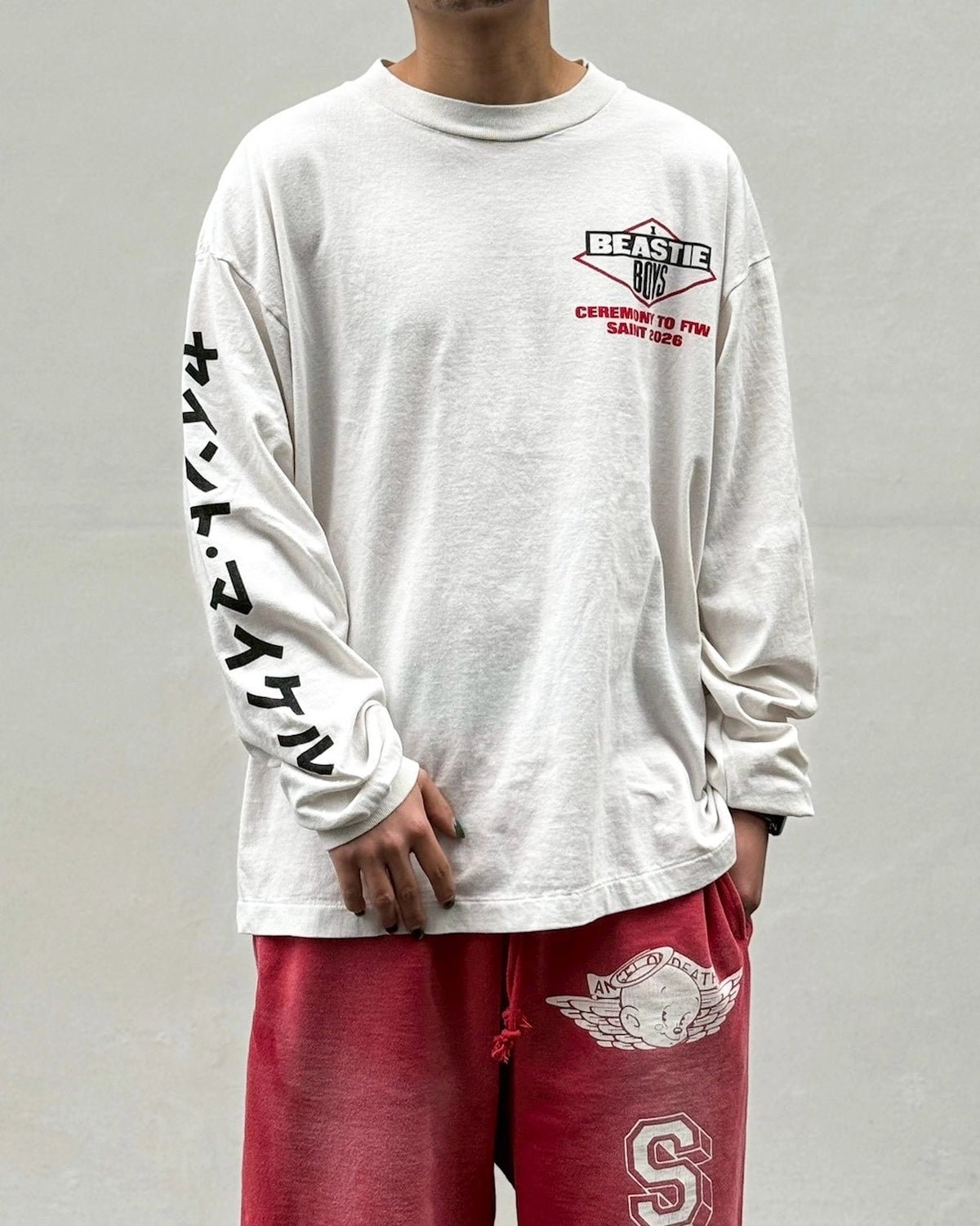 ©︎SAINT Mxxxxxx × Beastie Boys / BTB_LS T-SHIRT / BEASTIEBOYS (SM-MK8-0000-C24)