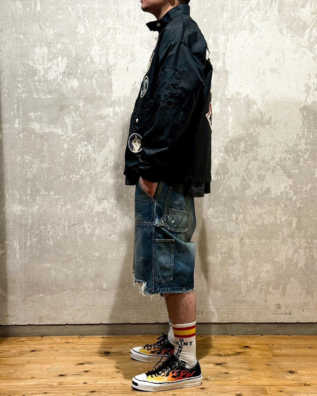 ©︎SAINT Mxxxxxx × NEIGHBORHOOD / NH_NYLON JACKET - STHD.JACKETSNTHD(SM-HR8-0000-C73)