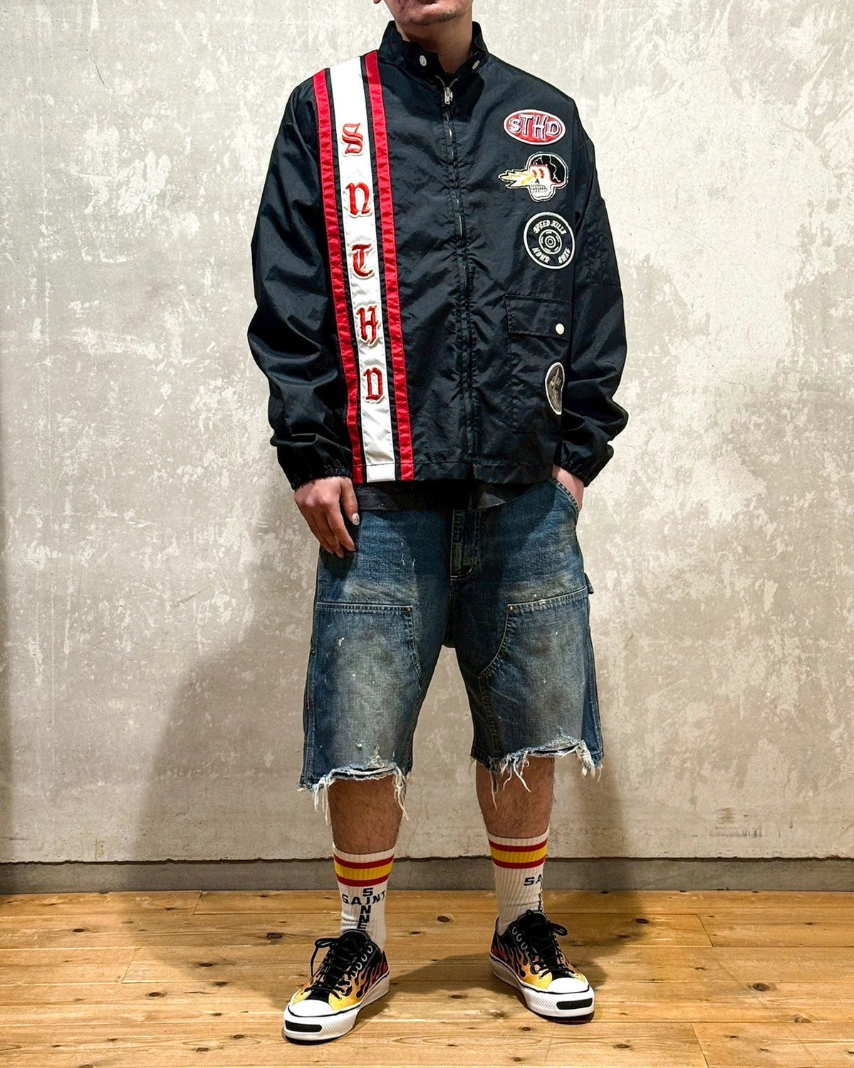 ©︎SAINT Mxxxxxx × NEIGHBORHOOD / NH_NYLON JACKET - STHD.JACKETSNTHD(SM-HR8-0000-C73)