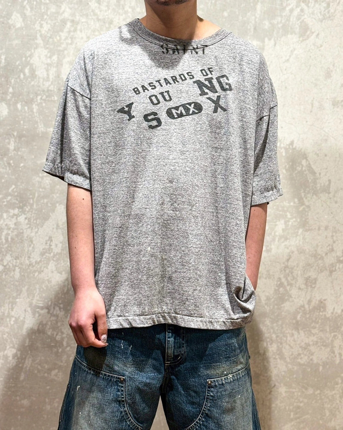 ©︎SAINT Mxxxxxx × BerBerJin / BJ_SS TEE - YOUNG (SM-HR8-0000-C37)