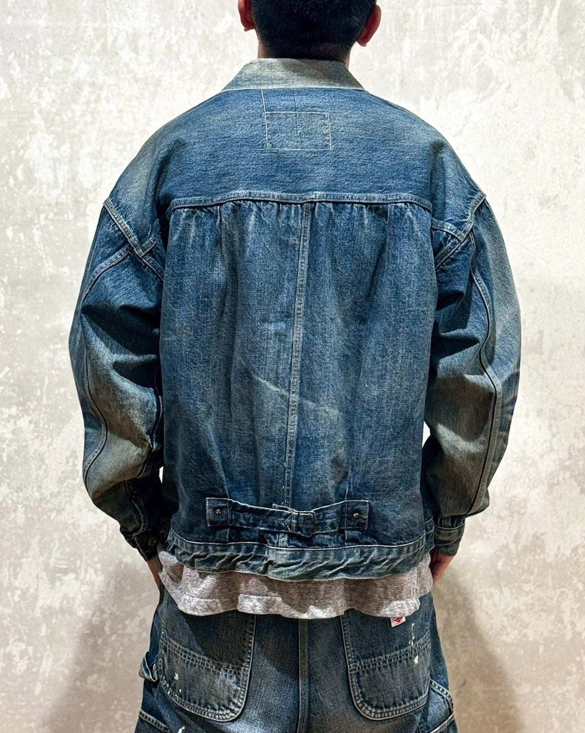 ©︎SAINT Mxxxxxx × BerBerJin / BJ_DENIM JACKET - DAMAGE (SM-HR8-0000-C39)