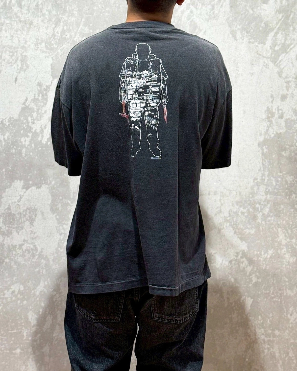 ©︎SAINT Mxxxxxx × GEEKS RULE / GS_SS TEE-惨家-zange- (SM-HR1-0000-C25)