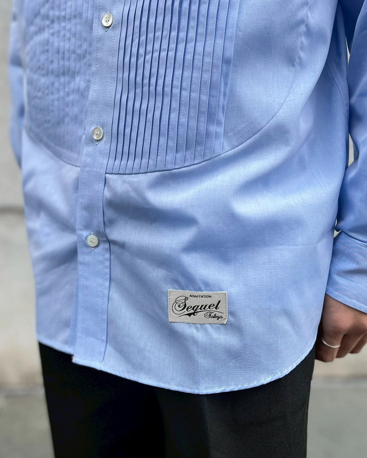 SEQUEL / PINTUCK SHIRT (SQ-25SS-SH-01)