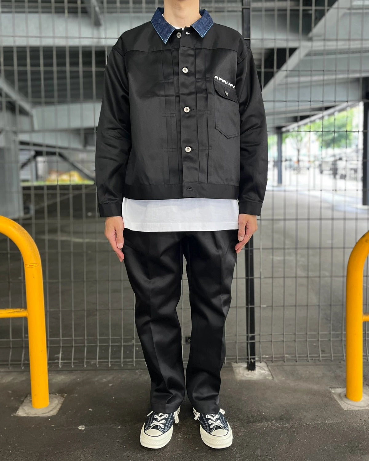 SEQUEL / DENIM COLLAR JACKET (SQ-26AW-JK-01)