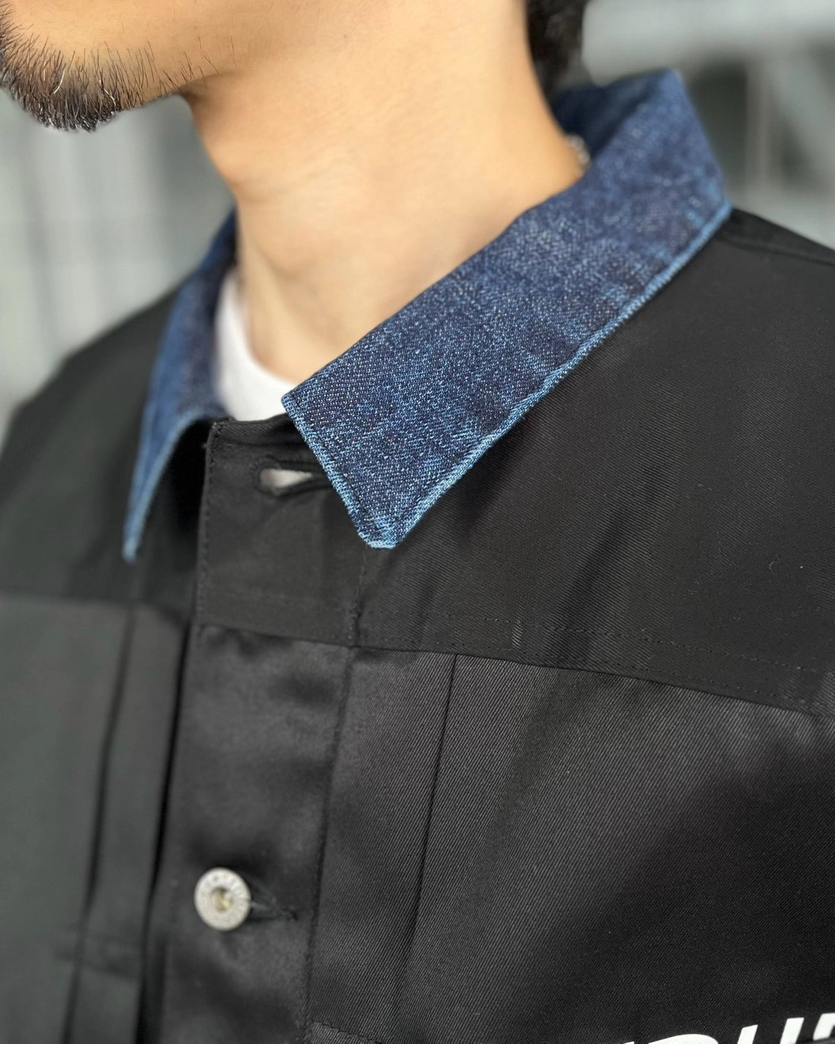 SEQUEL / DENIM COLLAR JACKET (SQ-26AW-JK-01)
