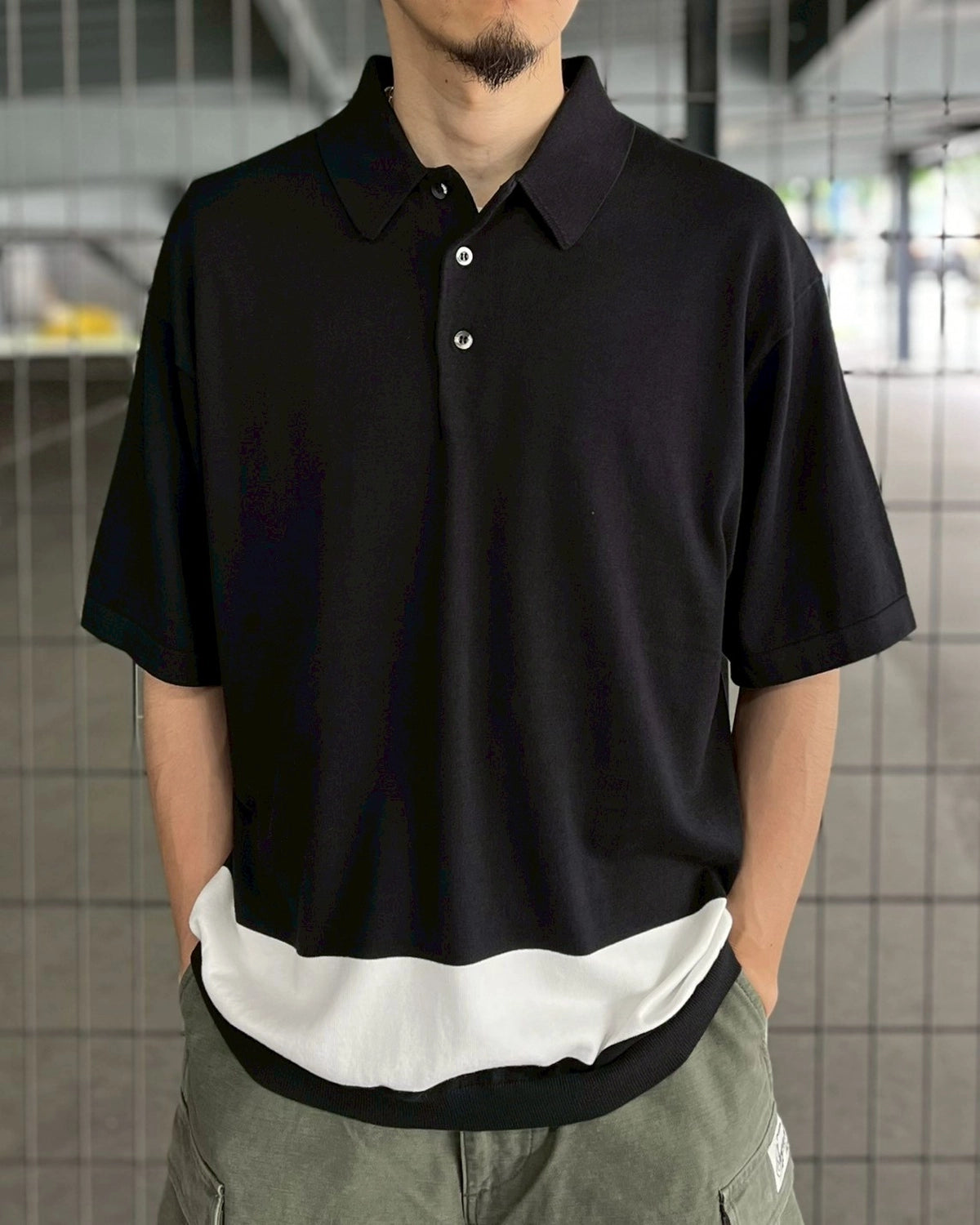 SEQUEL / KNIT POLO SHORT SLEEVE (SQ-26SS-KN-02)