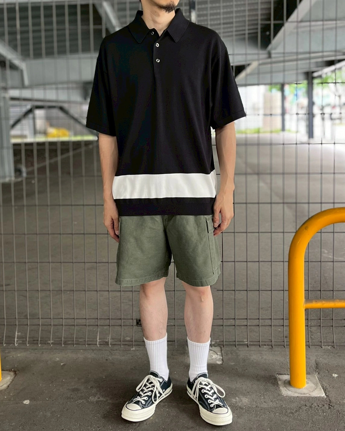 SEQUEL / KNIT POLO SHORT SLEEVE (SQ-26SS-KN-02)
