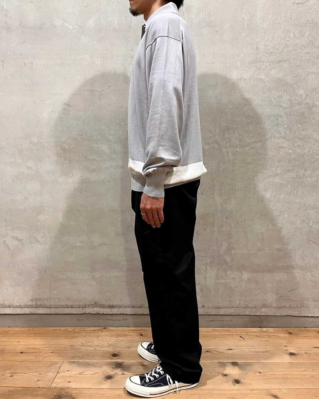SEQUEL / KNIT POLO LONG SLEEVE (SQ-26SS-KN-03)