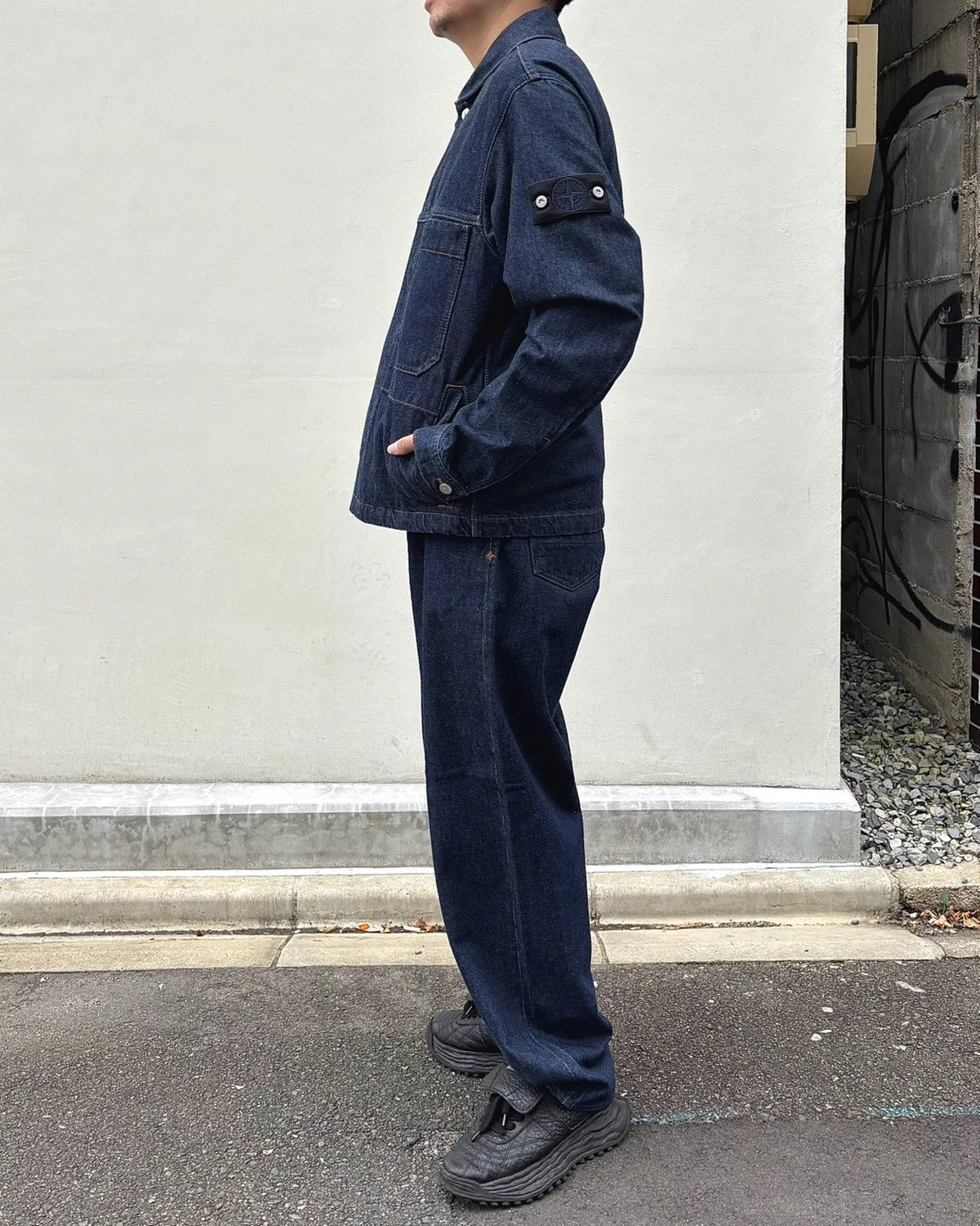 STONE ISLAND / コーチジャケット ボタン開閉 (L2S144100006S00J7)