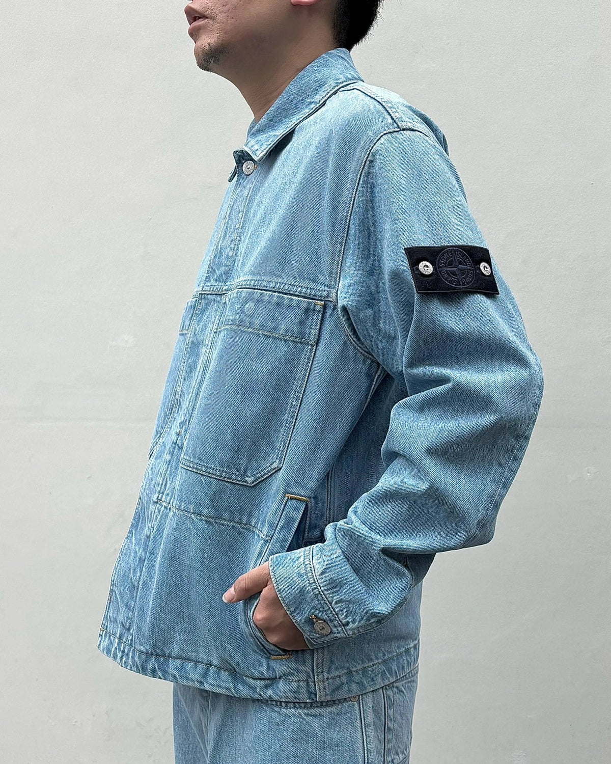 STONE ISLAND / コーチジャケット ポケット付き (L2S144100006S0J33)
