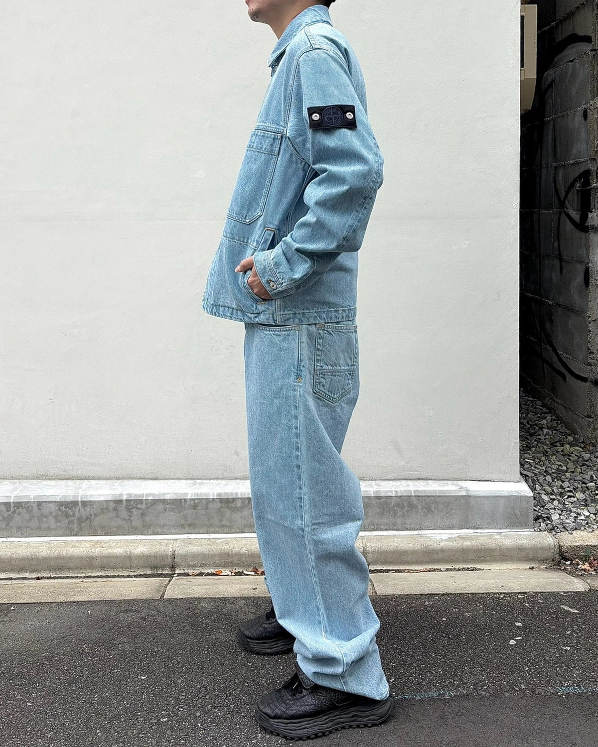 STONE ISLAND / リラックスフィット ファイブポケット ジーンズ (L2S14J100006S0J33)