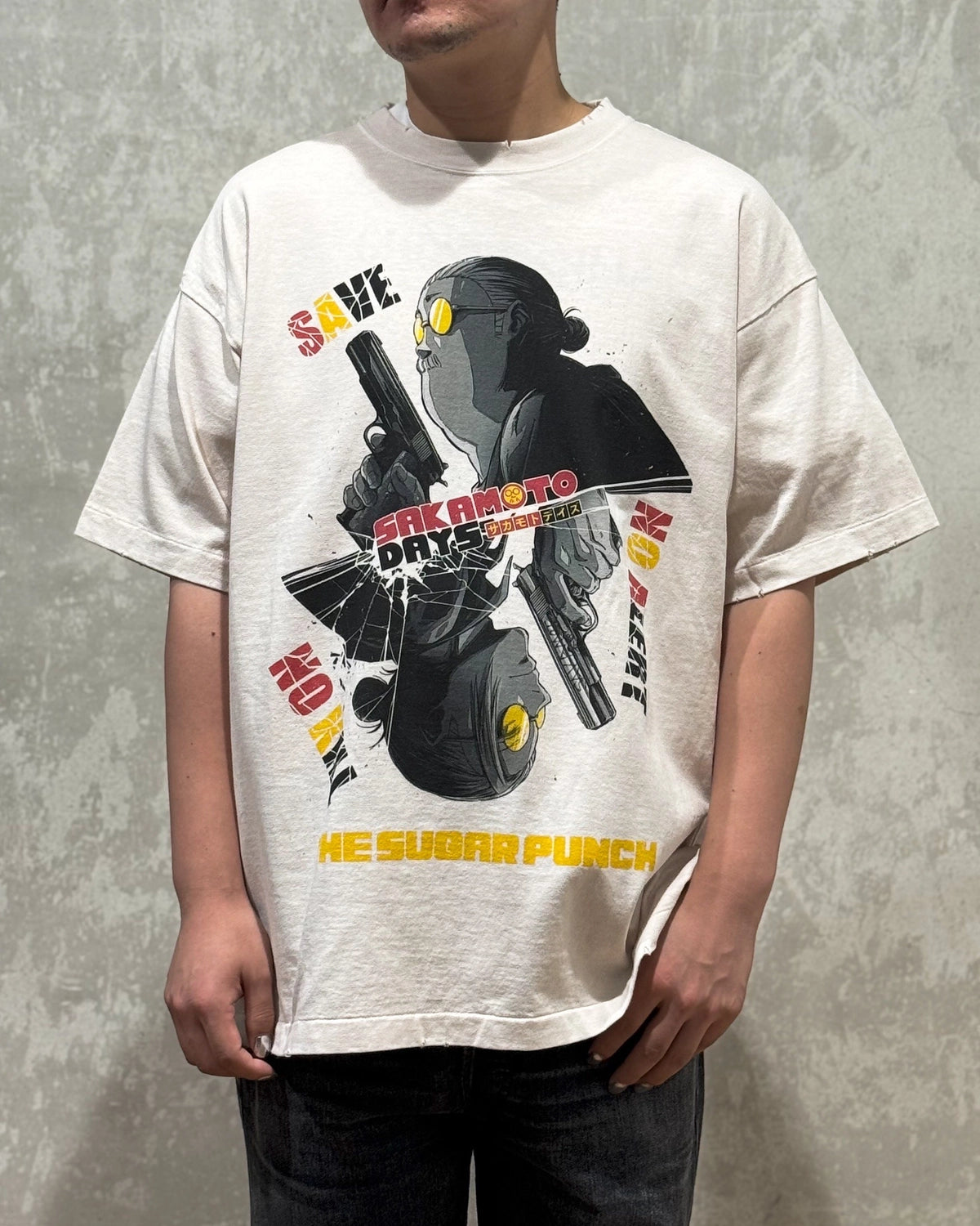 THE SUGAR PUNCH × SAKAMOTO DAYS / S/S T-Shirt -SAKAMOTO- (TSDM25SM001)