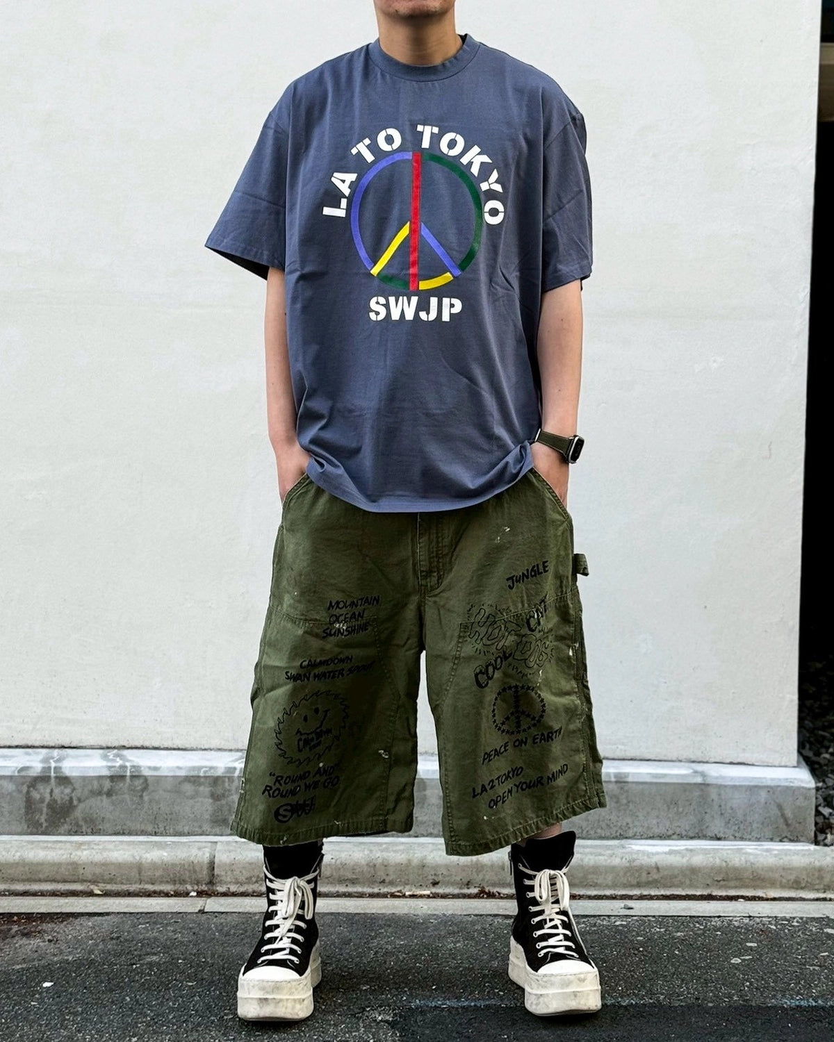 SWJP / LA TO TOKYO T-SHIRT (SW-26SS-27)