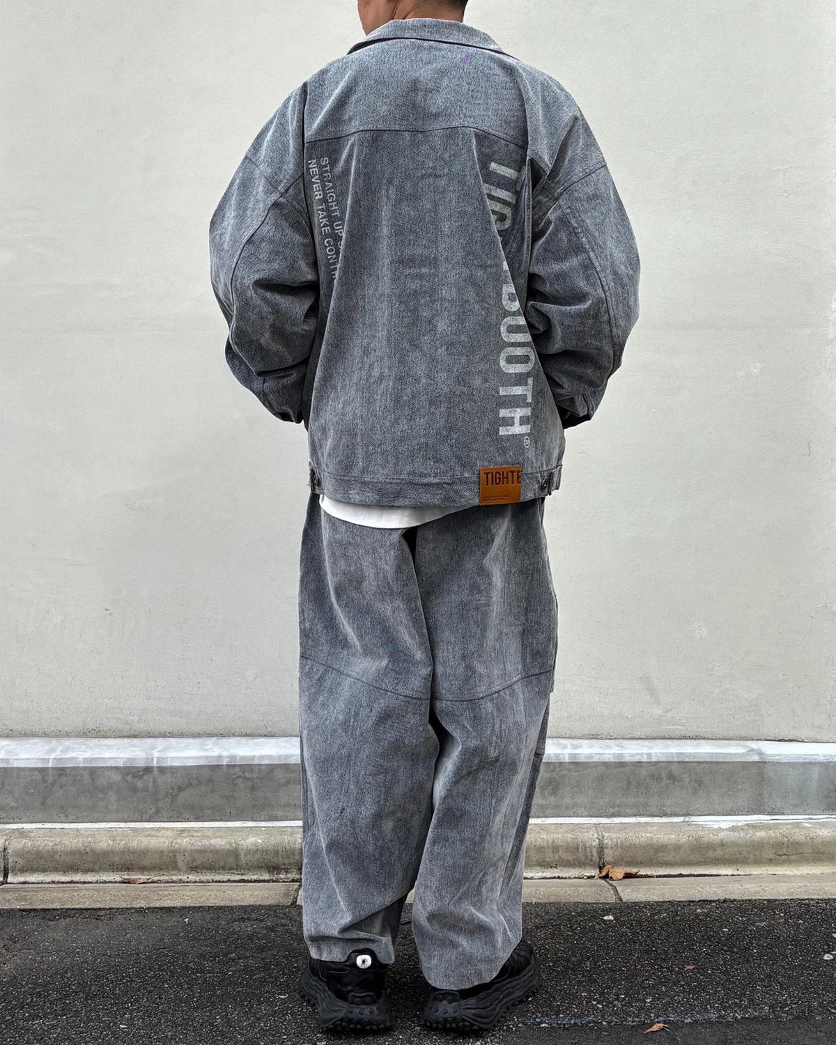 TIGHTBOOTH / FLOCKY DENIM BALLOON PANTS (FW26-B10)