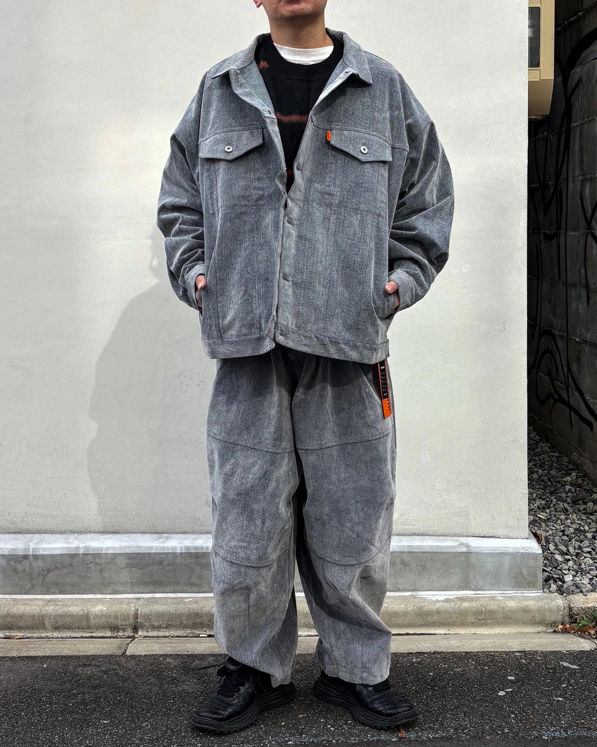 TIGHTBOOTH / FLOCKY DENIM JACKET (FW26-JK11)