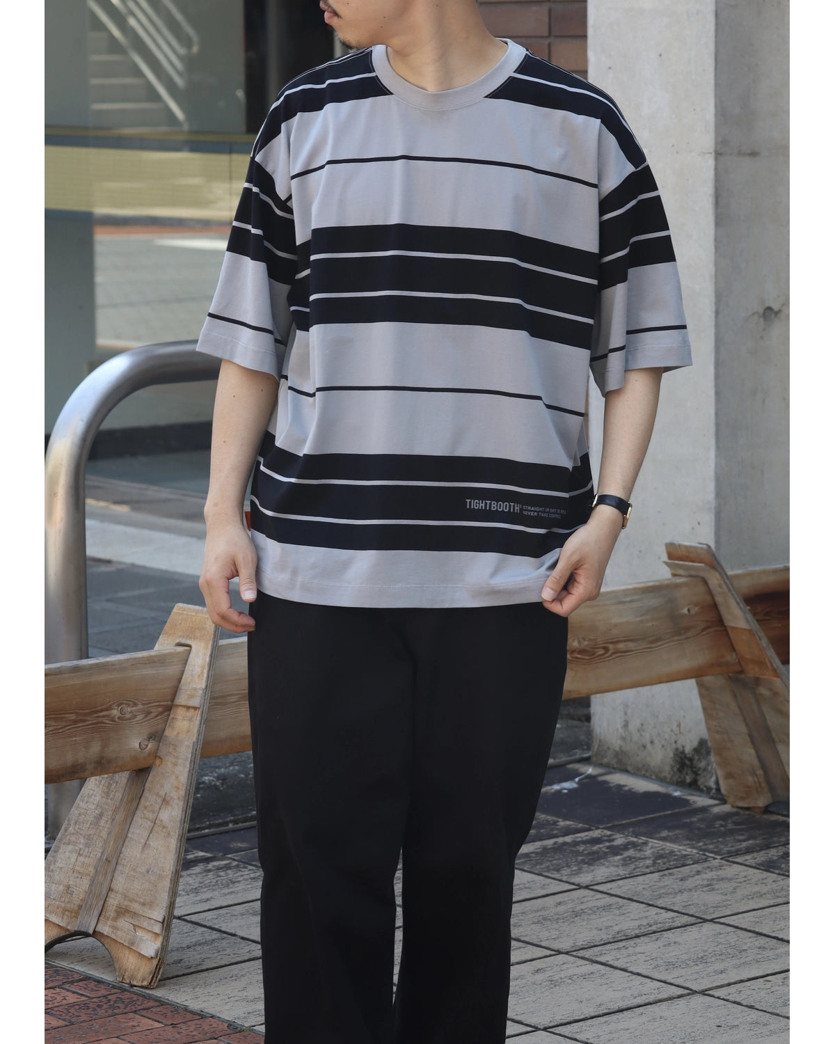 TIGHTBOOTH / BORDER S/S T-SHIRT (SU26-T03)