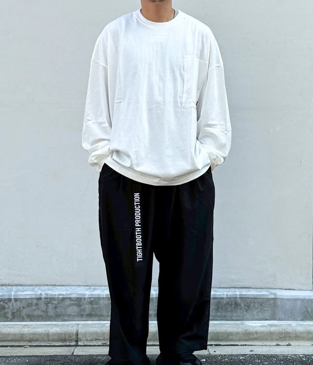 TIGHTBOOTH / LABEL LOGO L/S T-SHIRT (SS26-T02)