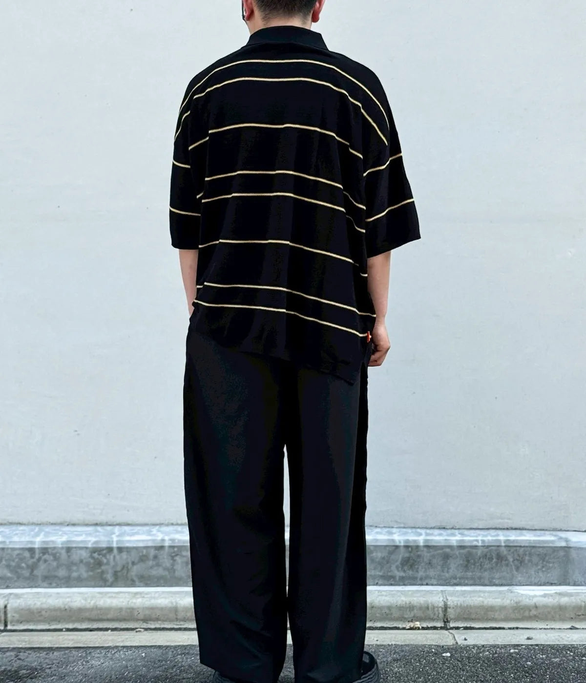 TIGHTBOOTH / BORDER KNIT POLO (SS26-KN01)