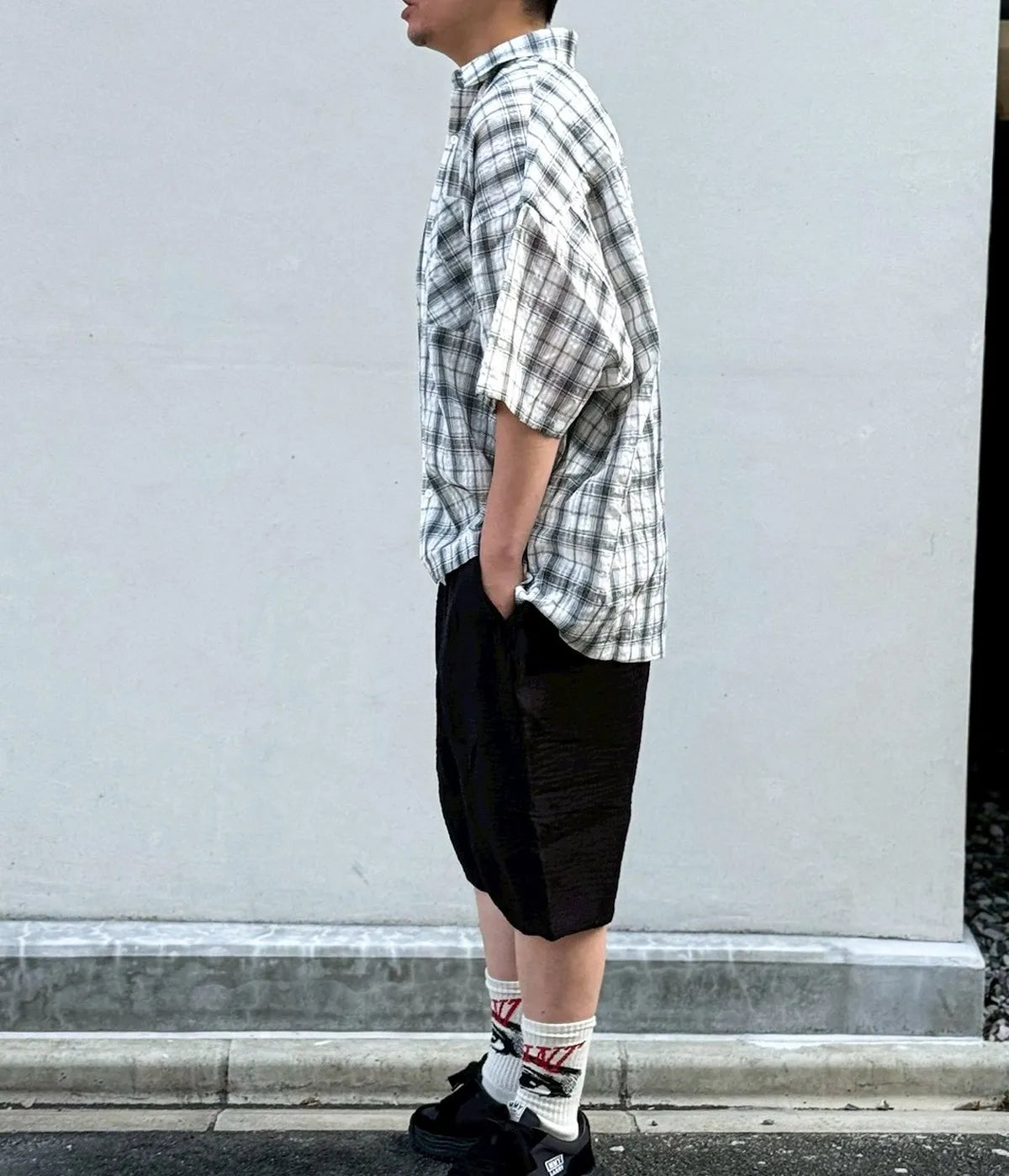 TIGHTBOOTH / PLAID S/S SHIRT (SS26-S07)