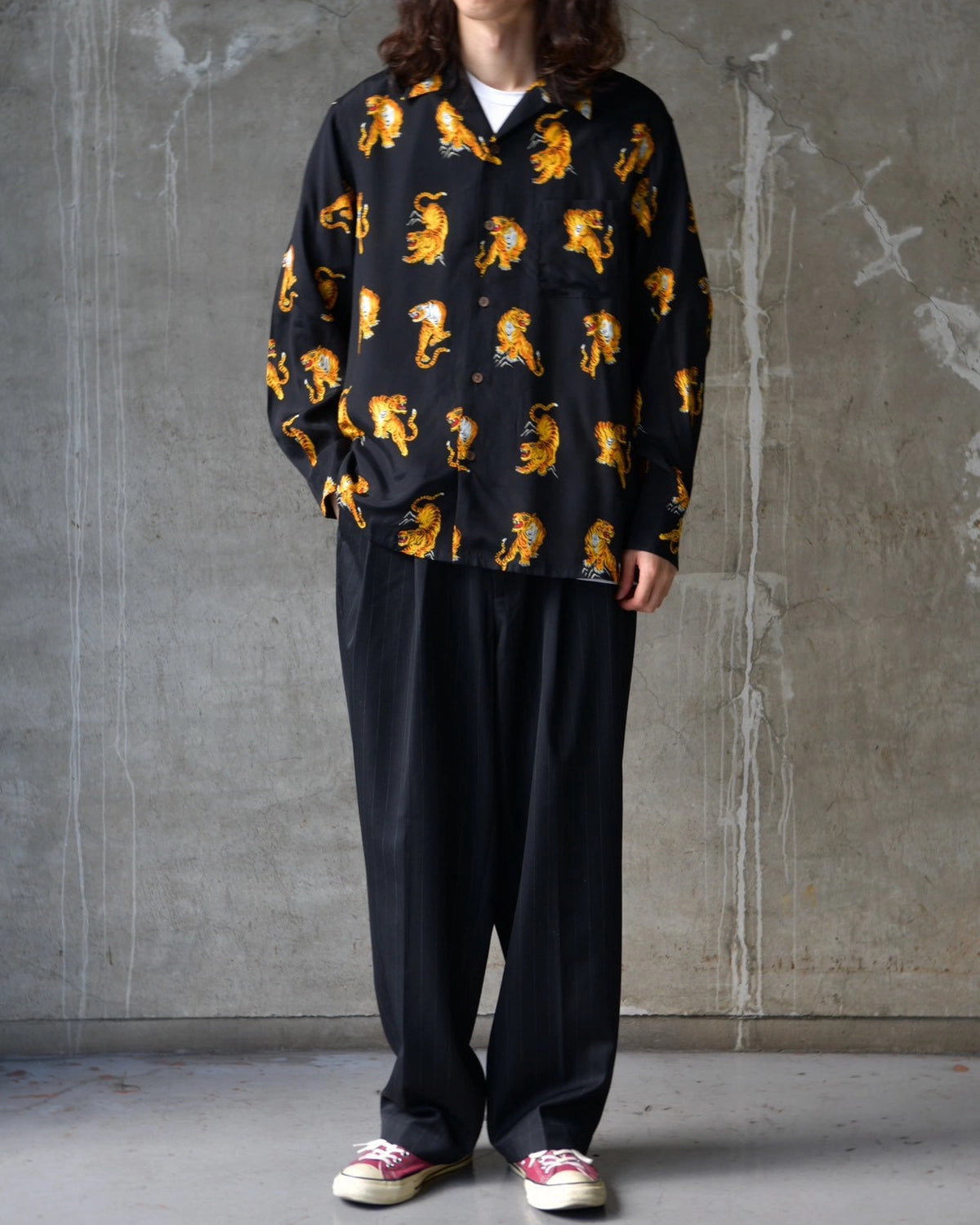 WACKO MARIA × TIM LEHI / TIMLEHI / HAWAIIAN SHIRT L/S (26FW-WMS-HI04)