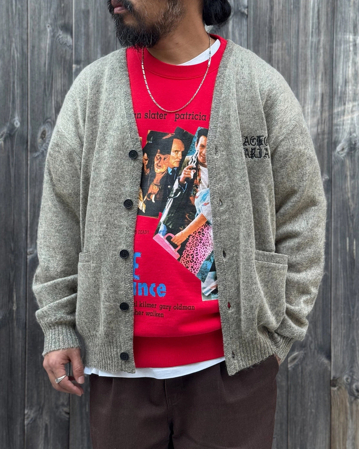 WACKO MARIA / MOHAIR KNIT CARDIGAN (26FW-WMK-KN09)