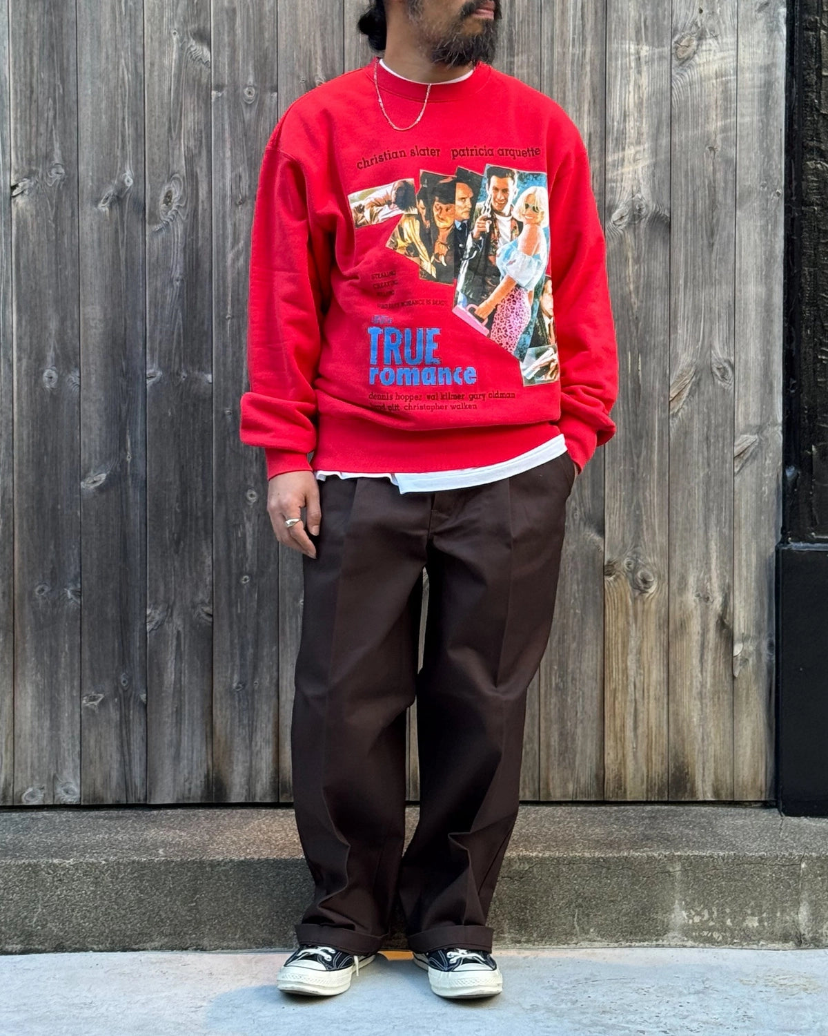 WACKO MARIA × TRUE ROMANCE / WASHED HEAVY WEIGHT SWEAT SHIRT (TR-WM-SS02)
