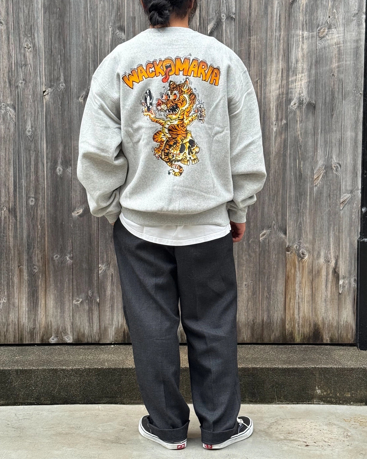 WACKO MARIA × Champion / REVERSE WEAVE CREW NECK SWEAT SHIRT (26FW-WMC-CP04)